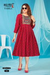 Tamila By Deecee Rayon Printed Long Kurtis Wholesale Market In Surat
